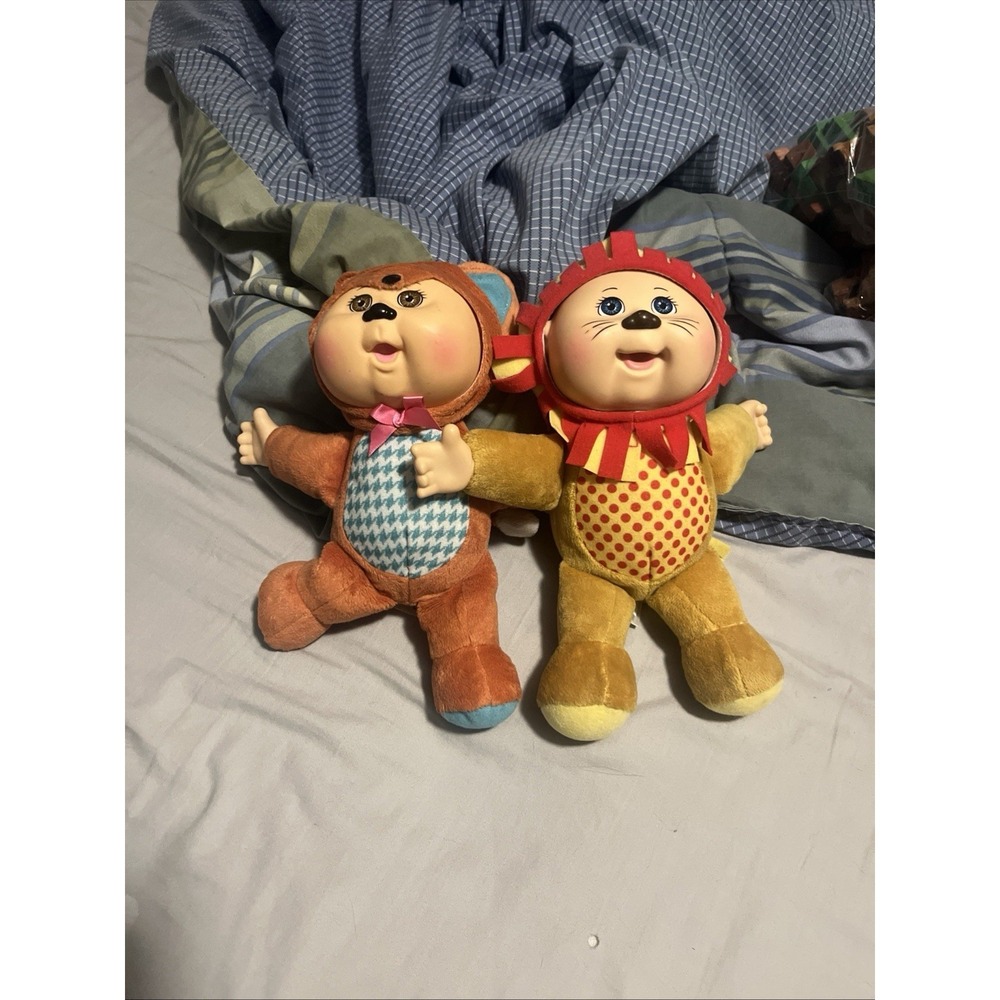 Cabbage Patch Kids Cuties Woodland Friends Lion And Fox 10" Plush Cabbage Patch